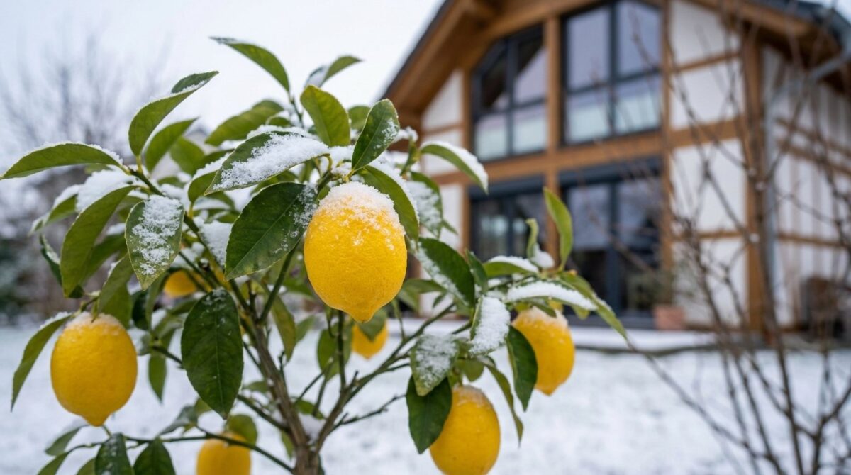 entdecken Sie, wie Sie Zitronenbäume im Freiland bei extremer Kälte bis -15°C erfolgreich anbauen können mit einfachen gärtnerischen Tricks